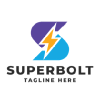 Super Bolt Letter S Pro Logo Template