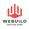 Web Build Letter W Pro Logo Template