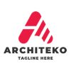 Architeko Letter A Pro Logo Template