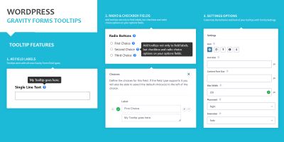 Gravity Forms Tooltips - WordPress