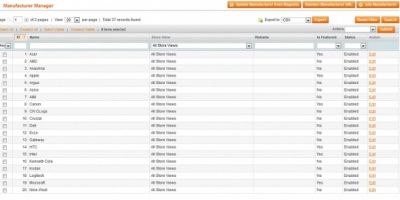 Search by Manufacturer - Magento Extension