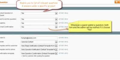 Product Question - Magento Extension