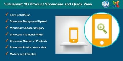 Virtuemart 2D Product Showcase And Quick View