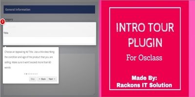 Intro Tour Plugin for Osclass