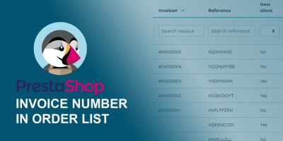 Prestashop Invoice Number in Order List Module