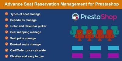 Seat Reservation Booking for PrestaShop