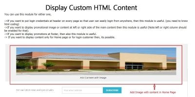 Display Custom HTML Content For PrestaShop