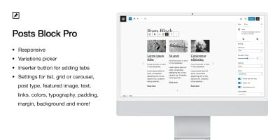 Posts Block Pro for WordPress