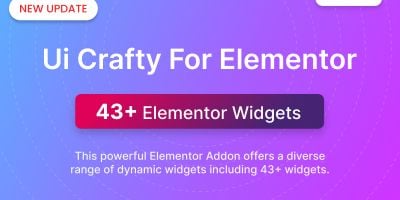 Ui Crafty For Elementor Addon