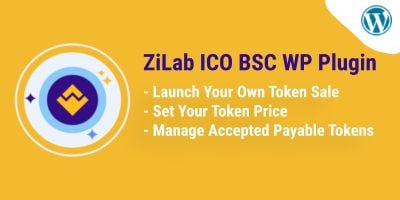 ZiLab ICO - Crypto ICO BSC WordPress Plugin