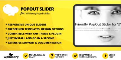 PopOut Slider Addon for WPBakery Page Builder