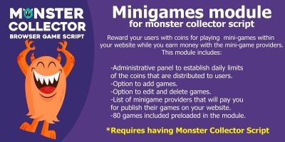 MiniGames - Monster Collector Script Module