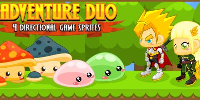 Adventure Duo - 4 Directional Sprites