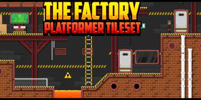 The Factory - Platformer Tileset