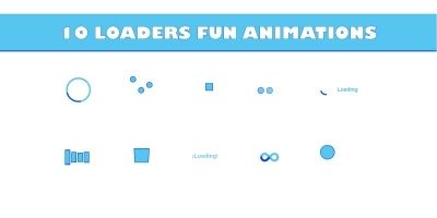 10 Loaders Fun Animation CSS