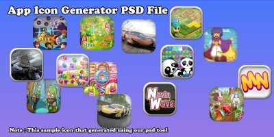 Icon Generator For Mobile Apps