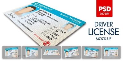 Driver License Mock Up