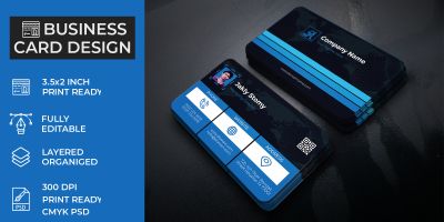 Corporate Business Card Design Template