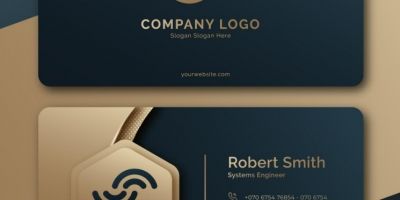 Creative Geomec Modern Business Card Template