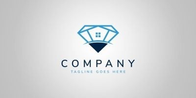 Diamond House - Logo Template