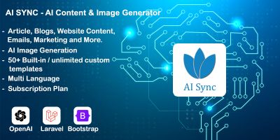 AI Sync - Content And Images Creator Platform 