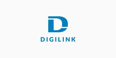 Digi Link Letter DL LD Logo