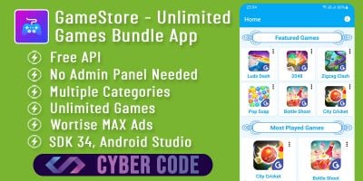 GameStore - All in One Game Bundle Android Studio