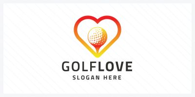 Golf Love Professional Logo Template