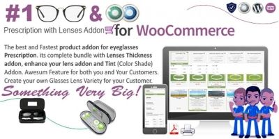 Eyeglasses and Lenses Prescription WooCommerce