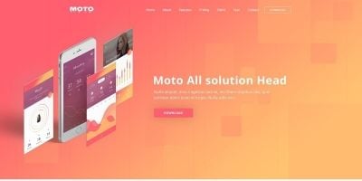 Moto - Multipurpose Landing Page Template