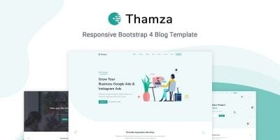 Thamza - Responsive Landing Page Template