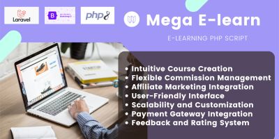 Mega E-Learn- E-Learning PHP Script