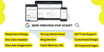 SERP Preview PHP Script With Admin Panel