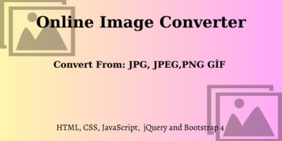 Online Image Converter JavaScript