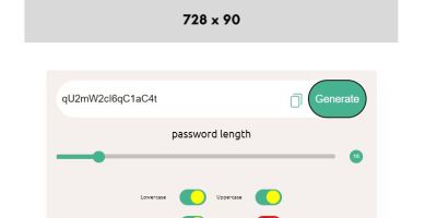 Password Generator - React JS