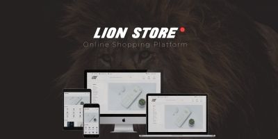 Lion Store - Online Shopping Platform Node JS