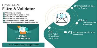 EmailsAPP Filter And Validator Python