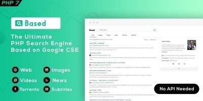 Based - Google CSE PHP Search Engine Script