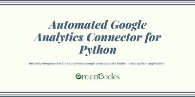 Automated Google Analytics Connector For Python