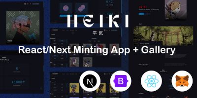 Heiki - NFT Minting App - React NextJS