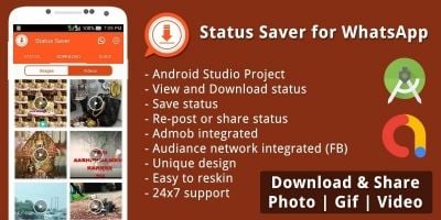 Status Saver For Whatsapp - Android Source Code