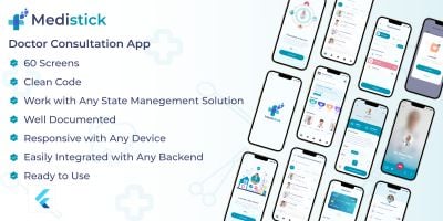 Medistick - Doctor Consultation Flutter UI Kit