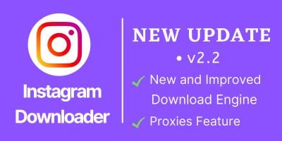 Instagram Video Downloader PHP Script