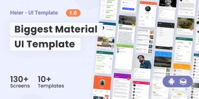 Heier - Material UI Kit For Android Studio