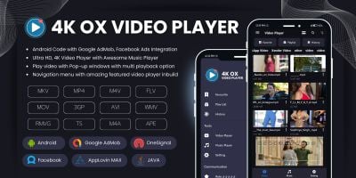 4K OX Video Player - Android Video Player