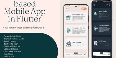 ChatGPT - Flutter Mobile App for Android And IOS