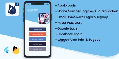 Firebase all Login - Flutter