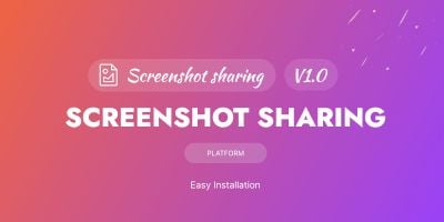 ScreenShot And Images  Sharing  PHP Script