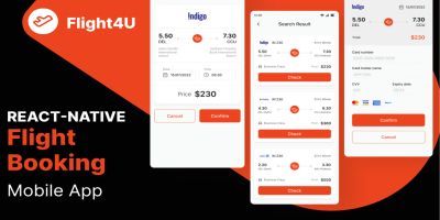 Flight Booking App React Native App Template