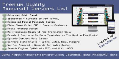 Ultimate Minecraft Server List